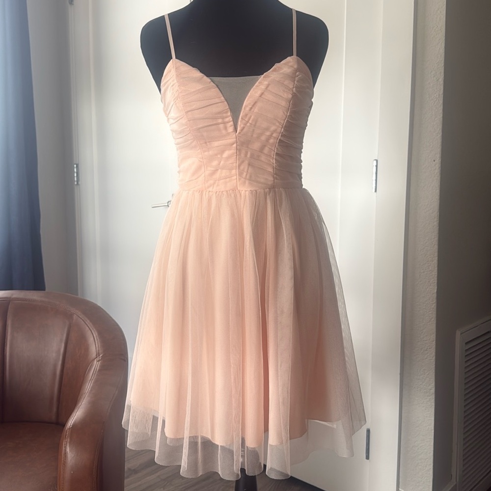 Pink Tulle Party Dress